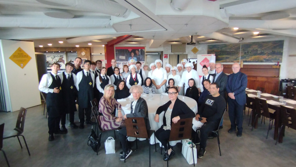 Dishes from the Fatima skills comp at the Apro Formazione parents’ lunch